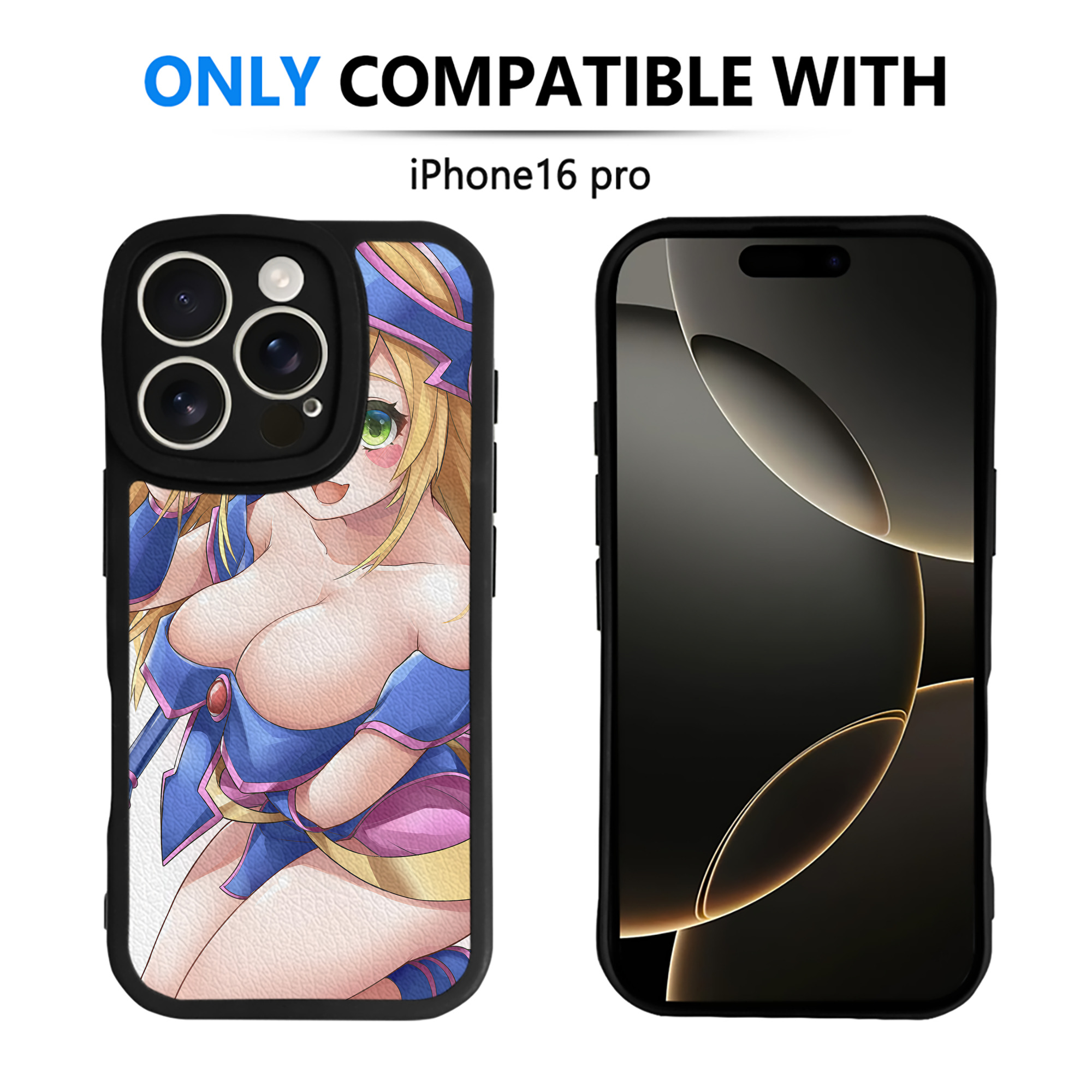 （画像用） 遊☆戯☆王 Yu-Gi-Oh! 【iPhone 16シリーズ対応】シリコンスマホケース（レザー調） 材質：シリコン